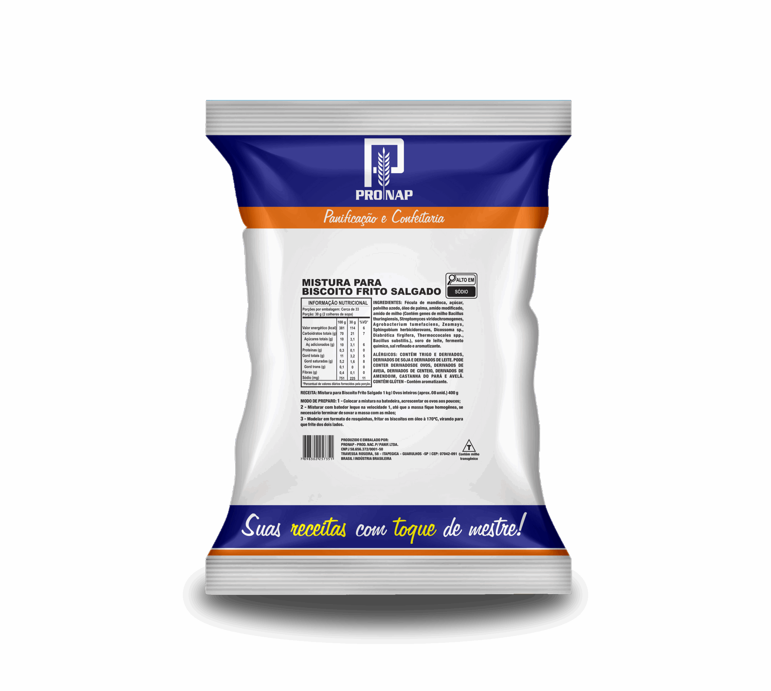 BISCOITO FRITO SALGADO